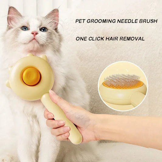 Grooming Needle Brush - Easy Hair Removal